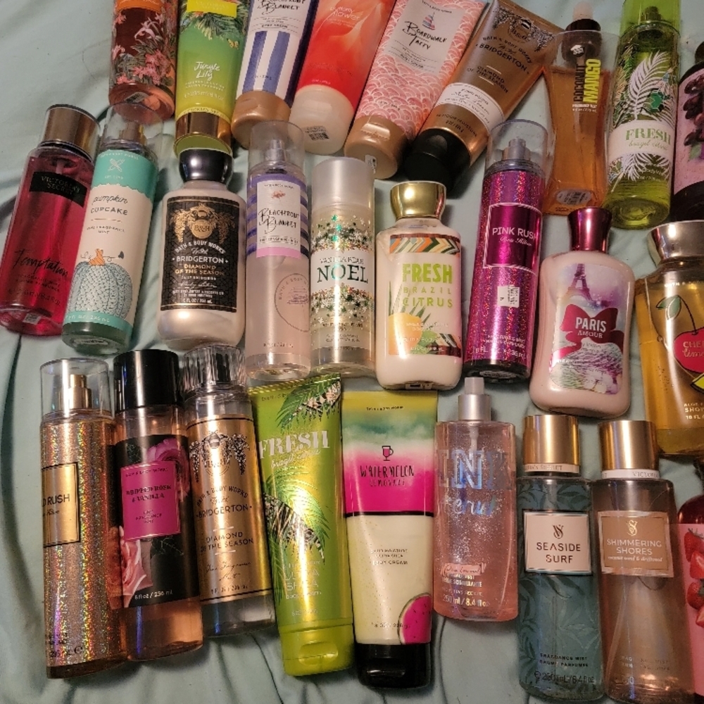 Bath & Body Works assorted spray & lotion